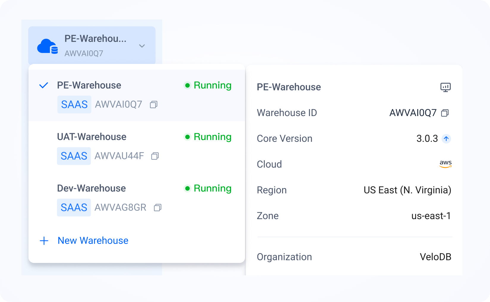 selectdb cloud features